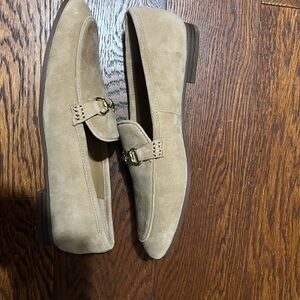 Talbots Tan Suede Loafers